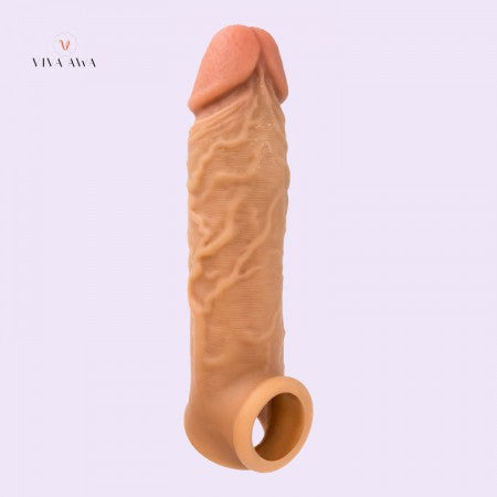 6.3 INCH INDIA CHEAP COCK SLEEVES INCREASED LENGTH 2 INCHES 33% MORE GIRTH PENIS SLEEVE ONLINE INDIA