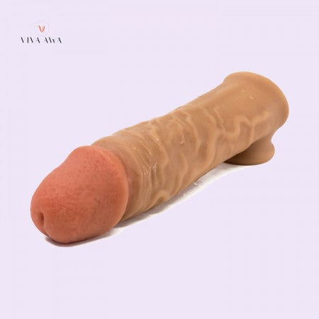 6.3 INCH INDIA CHEAP COCK SLEEVES INCREASED LENGTH 2 INCHES 33% MORE GIRTH PENIS SLEEVE ONLINE INDIA