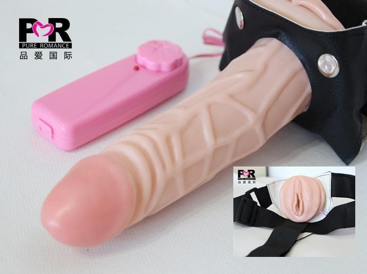 DEIGNED BELT WITH ULTRA FEEL Hollow Strap On Dildo With Pussy { NO 4 } - My Store