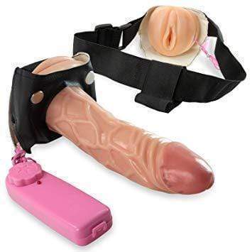 DEIGNED BELT WITH ULTRA FEEL Hollow Strap On Dildo With Pussy { NO 4 } - My Store